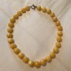 Simon Sebbag Yellow Beaded Necklace